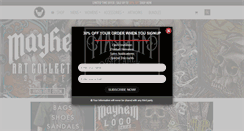 Desktop Screenshot of mayhembali.com